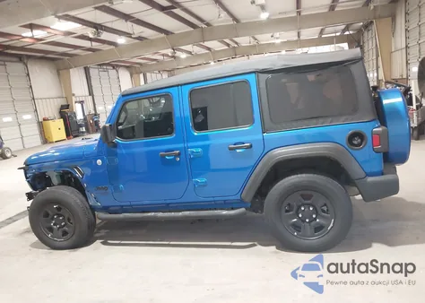 2021 Jeep Wrangler Unlimited Sport 4X4 из США, поврежденный, VIN 1C4HJXDN1MW762495